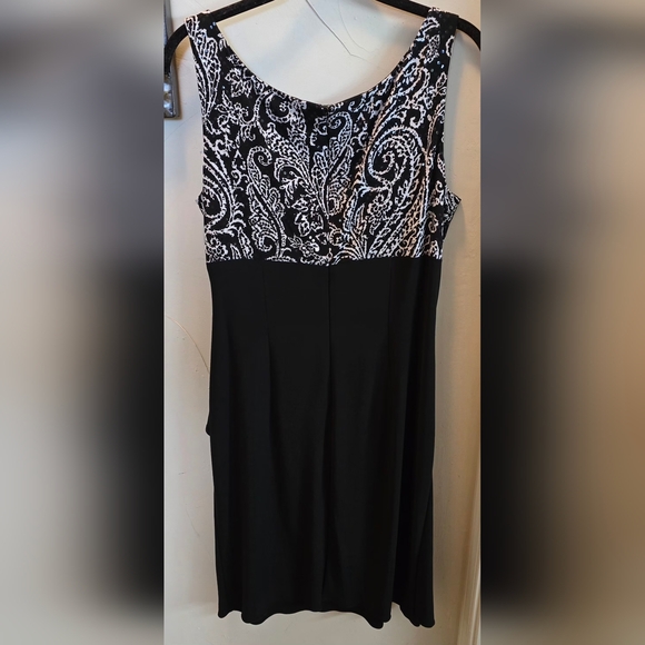 MSK Black and White Sparkle Dress 12 - Picture 6 of 7